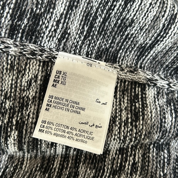 INC MENS MARLED HODDIE POLL OVER SWEATER LONG SLEEVE GREY UNISEX SIZE XL - Picture 7 of 10